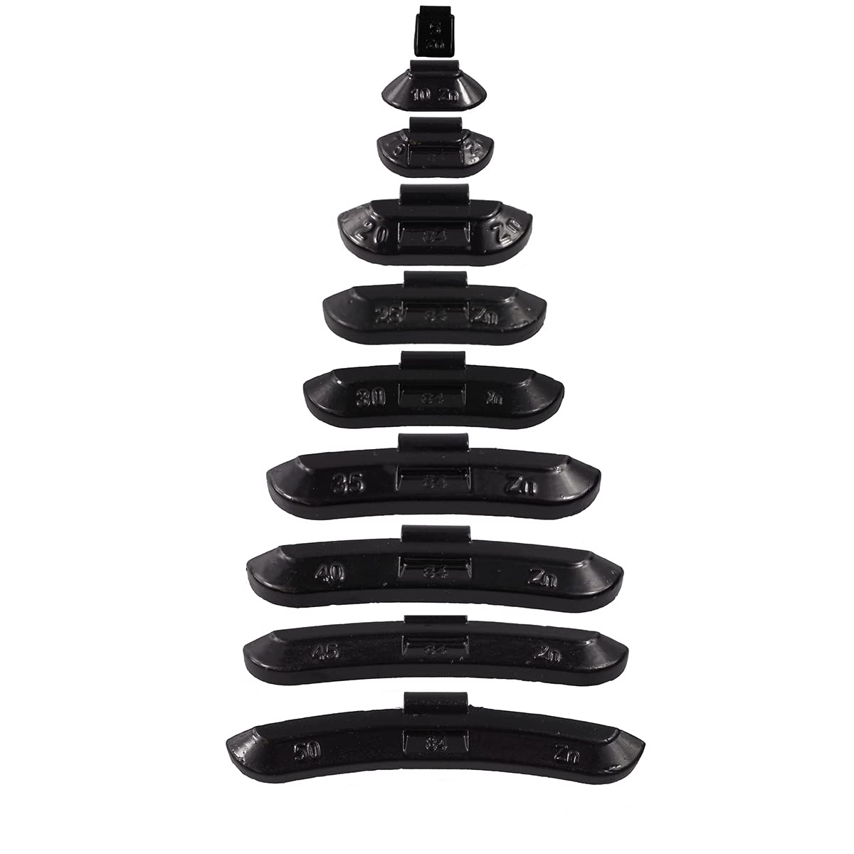 DWEEKIY Premium Zink Schlaggewichte SCHWARZ - 10 Stück x 25 Gramm für Stahlfelgen Typ 84 B - Art.-Nr. 083085 25 DWEEKIY Premium Zink Schlaggewichte SCHWARZ - 10 Stück x 25 Gramm für Stahlfelgen Typ 84 B - Art.-Nr. 083085 25 von DWEEKIY