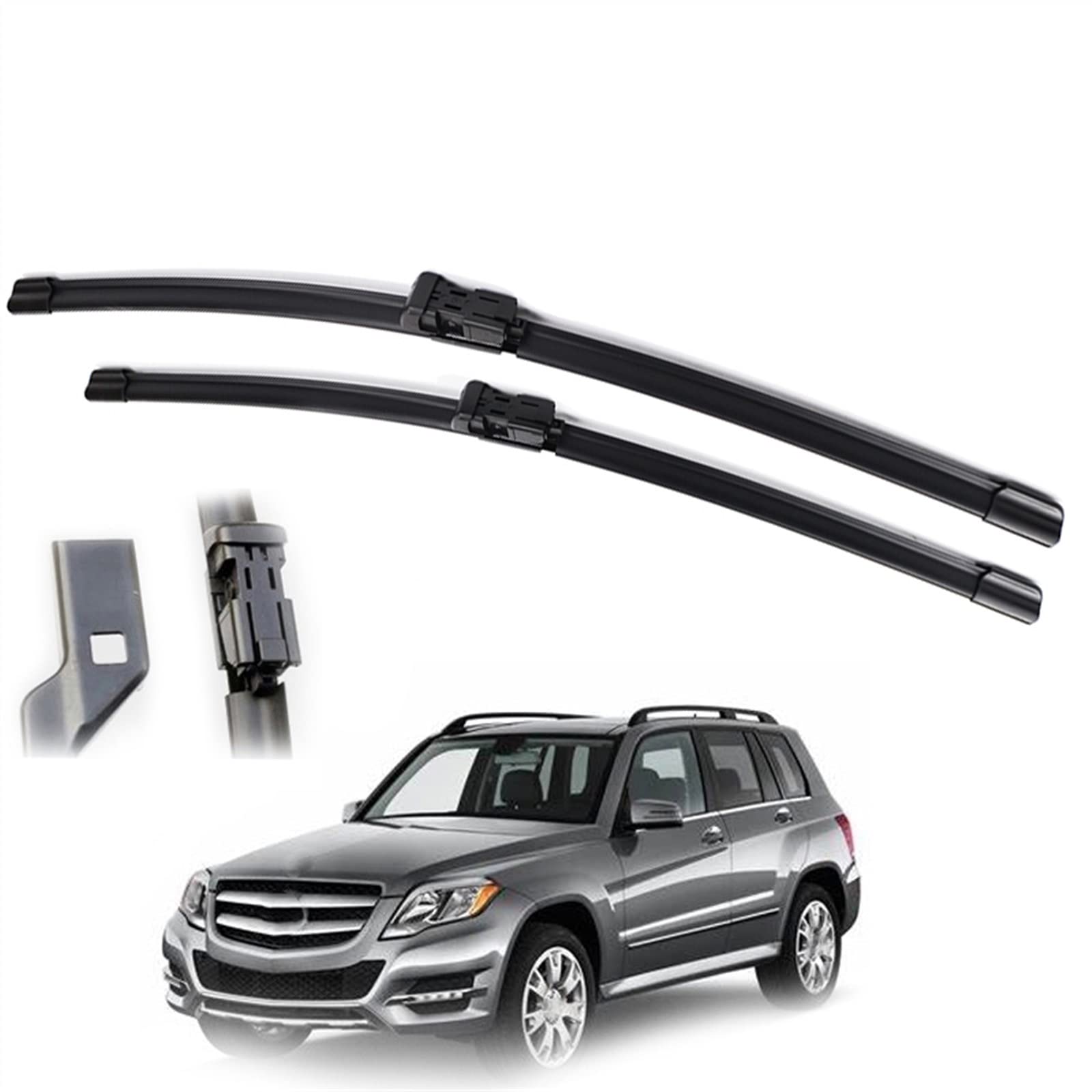 22“34;+19“34; Scheibenwischerblätter für Frontscheibe, für Mercedes-Benz GLK-Klasse X204 GLK250 GLK350 GLK300 2014 2015 22“34;+19“34; Scheibenwischerblätter für Frontscheibe, für Mercedes-Benz GLK-Klasse X204 GLK250 GLK350 GLK300 2014 2015 von DWEIAN