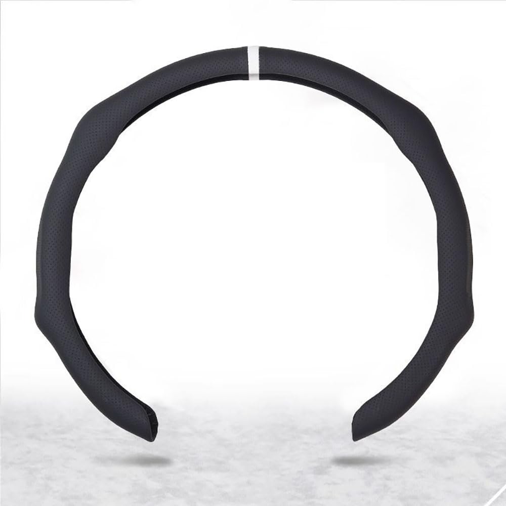 Auto Lenkradbezug für Audi A6 C6 Sedan 2004-2011, Universal Rutschfester Atmungsaktiv Verschleißfester Innenausstattung,Black Auto Lenkradbezug für Audi A6 C6 Sedan 2004-2011, Universal Rutschfester Atmungsaktiv Verschleißfester Innenausstattung,Black von DWGDP
