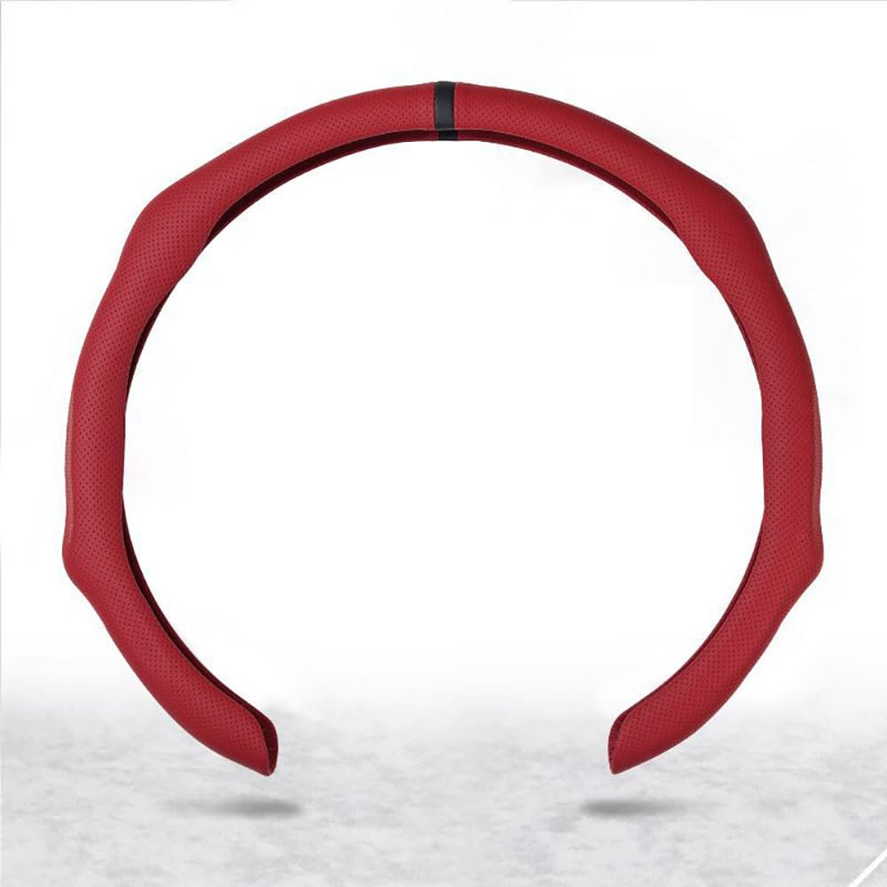 Auto Lenkradbezug für Audi RS5 2012-2015, Universal Rutschfester Atmungsaktiv Verschleißfester Innenausstattung,Wine red Auto Lenkradbezug für Audi RS5 2012-2015, Universal Rutschfester Atmungsaktiv Verschleißfester Innenausstattung,Wine red von DWGDP