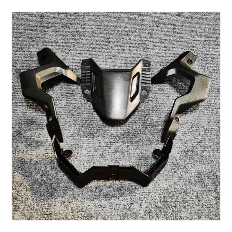 Side Motorrad Verkleidung Für FZ-07 MT-07 2018-2020 Motorrad Vorderen Abschnitt Verkleidung Scheinwerfer Shroud Abdeckung Vordere Obere Nase Haube von DWGVHGVW