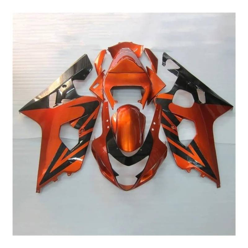 Side Motorrad Verkleidung Für GSXR600 GSXR750 K4 2004 2005 Motorrad Verkleidung Kits Injection Rot Schwarz Karosserie Set von DWGVHGVW