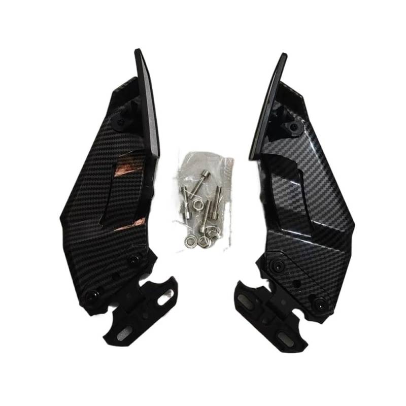 Side Motorrad Verkleidung Für YZF600 R6 R7 2017-2024 Motorrad Spiegel Winglets Aerodynamische Wind Seite Flügel Spoiler Verkleidung von DWGVHGVW
