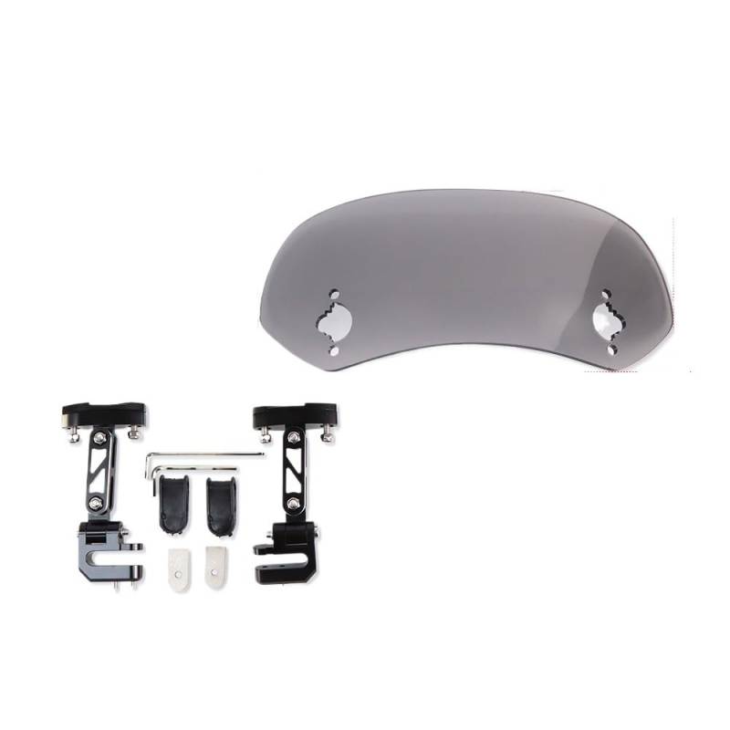 Windabweiser Motorrad Universal Motorrad Windschutzscheibe Verlängerung Einstellbare Spoiler Clamp-Auf Windschutzscheibe Windabweiser Für Für Für von DWGVHGVW