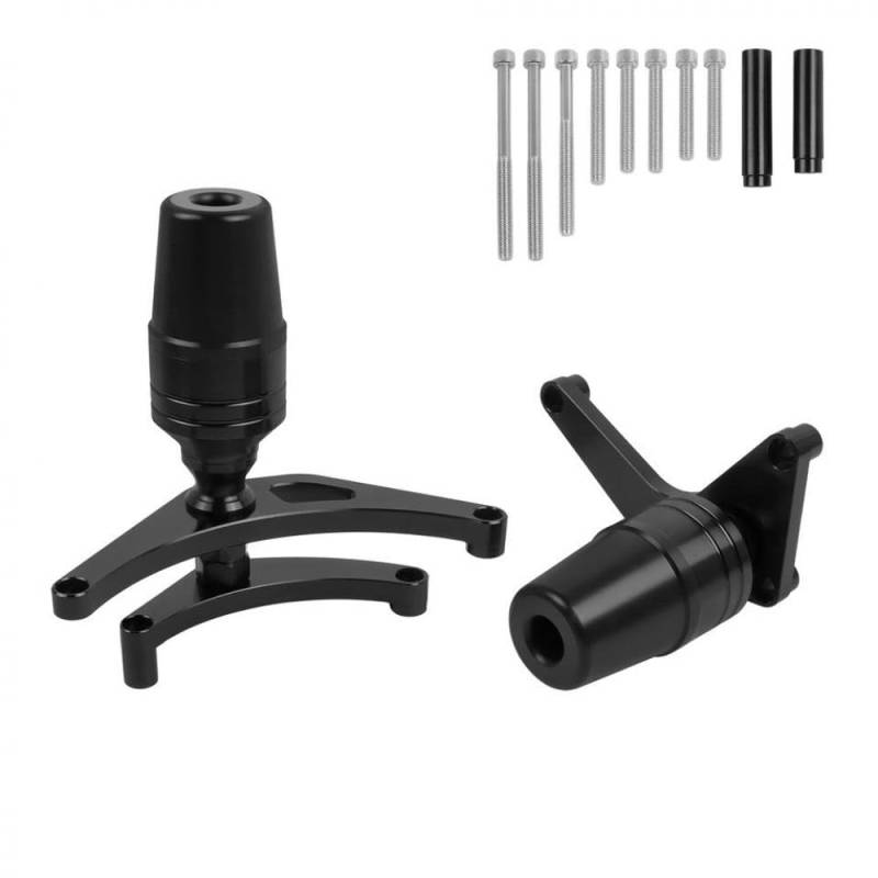 Crash Protector Pad Kompatibel mit Supersport 939 950 Modelle mit Motorradrahmen Sliderverkaufsschutz, die mit dem Jahr 2017-2020 kompatibel sind, fallen über das Schutzzubehör(Black) von DWOGCEBX