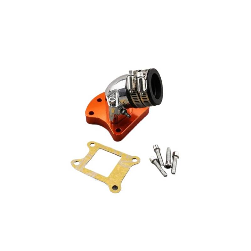 Kompatibler Ansaugkrümmeradapter Kompatibel mit DIO50 ZX DIO 50 AF34 AF35 AF38 CARBURETOR REPENT Allzweck Aluminium(Blue) von DWOGCEBX