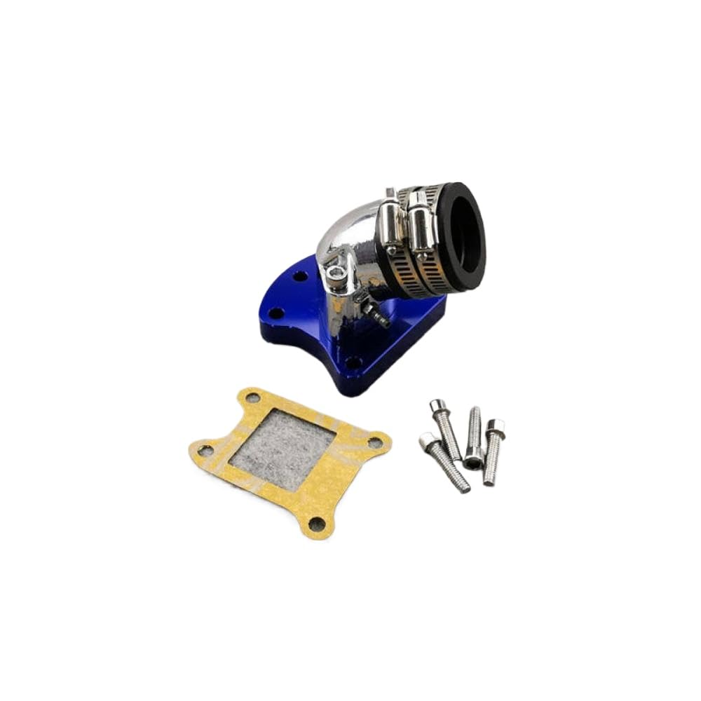Kompatibler Ansaugkrümmeradapter Kompatibel mit DIO50 ZX DIO 50 AF34 AF35 AF38 CARBURETOR REPENT Allzweck Aluminium(GRAY) von DWOGCEBX