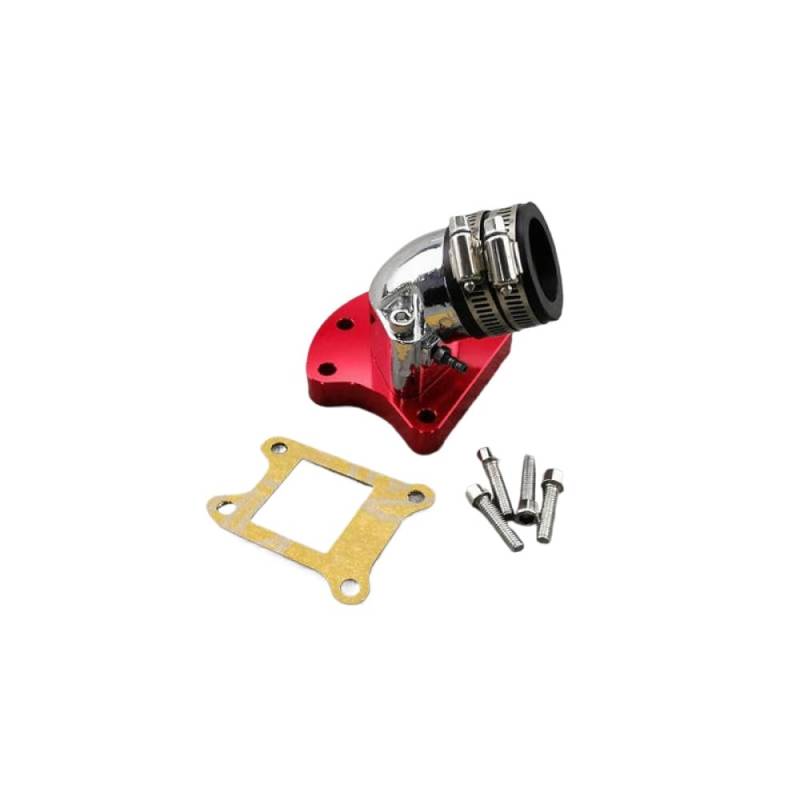 Kompatibler Ansaugkrümmeradapter Kompatibel mit DIO50 ZX DIO 50 AF34 AF35 AF38 CARBURETOR REPENT Allzweck Aluminium(Gold) von DWOGCEBX