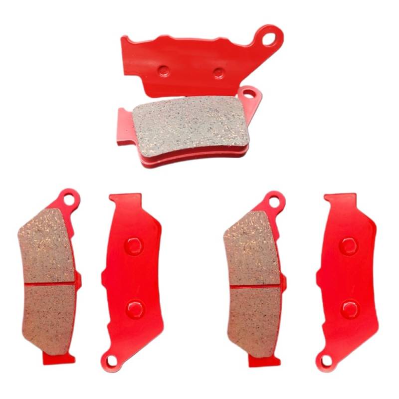 Motorradbremsbeläge Kit kompatibel mit F700GS F800GS Adventure und GT1000 Touring Sport Classic 1000 992cc(All 3 pair) von DWOGCEBX