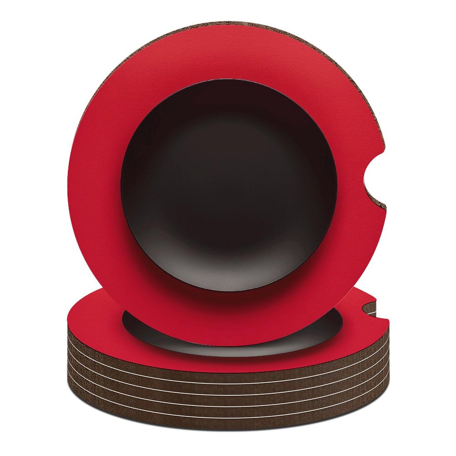 Auto-Untersetzer, 6,6 cm, 6 Stück, rutschfest, universal, Getränkehalter, Untersetzer, Auto-Innenzubehör, Set, Unisex Auto-Untersetzer, 6,6 cm, 6 Stück, rutschfest, universal, Getränkehalter, Untersetzer, Auto-Innenzubehör, Set, Unisex von DWTJKMS