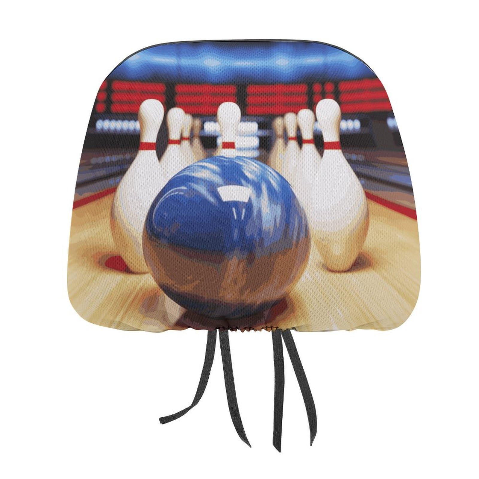 DWTJKMS Bowling Autositz-Kopfstützenbezug, verstellbar, wiederverwendbar, Auto-Innensitz-Zubehör, niedliches Vintage-Autositz-Schutz, Sitzbezug, für die meisten Autos, 2 Stück DWTJKMS Bowling Autositz-Kopfstützenbezug, verstellbar, wiederverwendbar, Auto-Innensitz-Zubehör, niedliches Vintage-Autositz-Schutz, Sitzbezug, für die meisten Autos, 2 Stück von DWTJKMS