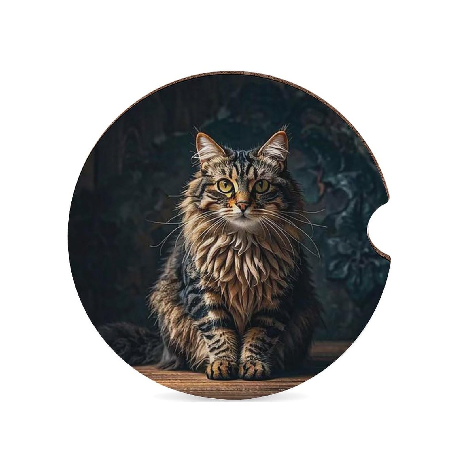 Niedliche und schöne Katzen-Auto-Untersetzer, 6,6 cm, 1 Stück, rutschfest, Universal-Getränke-Untersetzer, Auto-Getränkehalter, Auto-Innenzubehör-Set, Unisex Niedliche und schöne Katzen-Auto-Untersetzer, 6,6 cm, 1 Stück, rutschfest, Universal-Getränke-Untersetzer, Auto-Getränkehalter, Auto-Innenzubehör-Set, Unisex von DWTJKMS