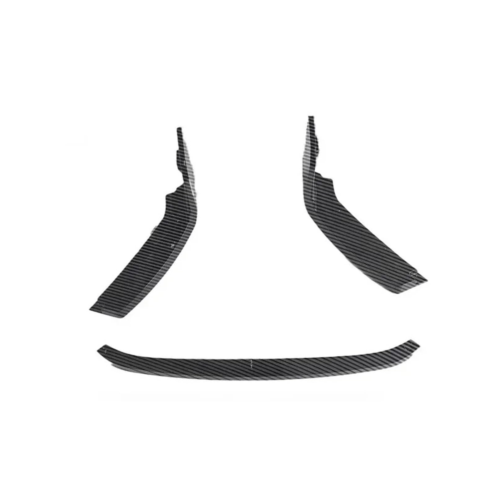 Frontspoiler Für 2er-Reihe Für M2 G87 2023–2024 3-teiliges Frontspoiler-Spoilerlippe Untere Schutzleiste Splitter Im MP-Stil Schutzabdeckung Tuning-Kits Lippe Frontspoiler Splitter(Carbon Look) von DWTNMEX