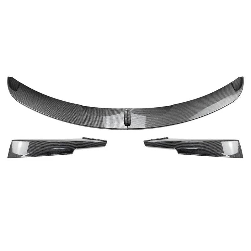 Frontspoiler Für 3er E90 E91 Für LCI Für Sport 2009-2012 Auto Frontstoßstange Lip Splitter Diffusor Body Kits Spoiler Stoßstange Schutzfolie Lippe Frontspoiler Splitter(Carbon Look Set) von DWTNMEX