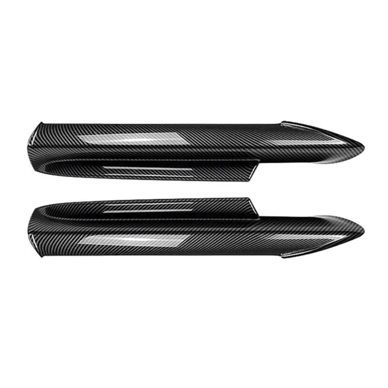 Frontspoiler Für 3er E90 E91 Tech 320I 330I 2005 2006 2007 2008 Frontschürze Lippe Winkel Diffusor Splitter Spoiler Protector Lippe Frontspoiler Splitter(Carbon Fiber Look) von DWTNMEX