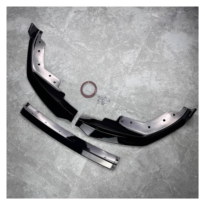 Frontspoiler Für 3er G20 G21 318i 320i 330i Für M340i Für XDrive 2019-2022 Frontstoßstange Splitter Lippe Diffusor Spoiler Protector Schwarz Glänzend Lippe Frontspoiler Splitter(Gloss Black) von DWTNMEX