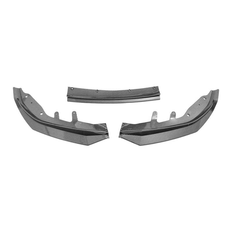 Frontspoiler Für 4 Series G22 G23 M440i M440d 430d 430i 2020-2023 3-teilige Frontspoilerlippe Diffusor Splitter Stoßstange Deflektorabdeckung Lippe Frontspoiler Splitter(Carbon Fiber Look) von DWTNMEX
