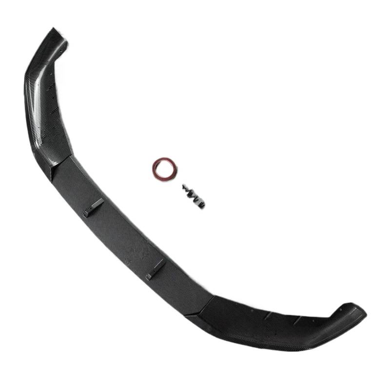 Frontspoiler Für 5 Series G30 LCI 2020 2021 2022 2023 Sport Frontschürze Lip Spoiler Splitter Diffusor Abdeckung Deflektor Körper Kit Tuning Lippe Frontspoiler Splitter(Carbon Look) von DWTNMEX