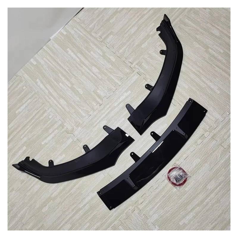 Frontspoiler Für 8 Series G14 G15 G16 840i 840d Für M850i ​​Für Sport 2018-2024 Auto Frontschürze Lippe Splitter Spoiler Glanz Schwarz Bodykits Tuning Lippe Frontspoiler Splitter(Gloss Black) von DWTNMEX
