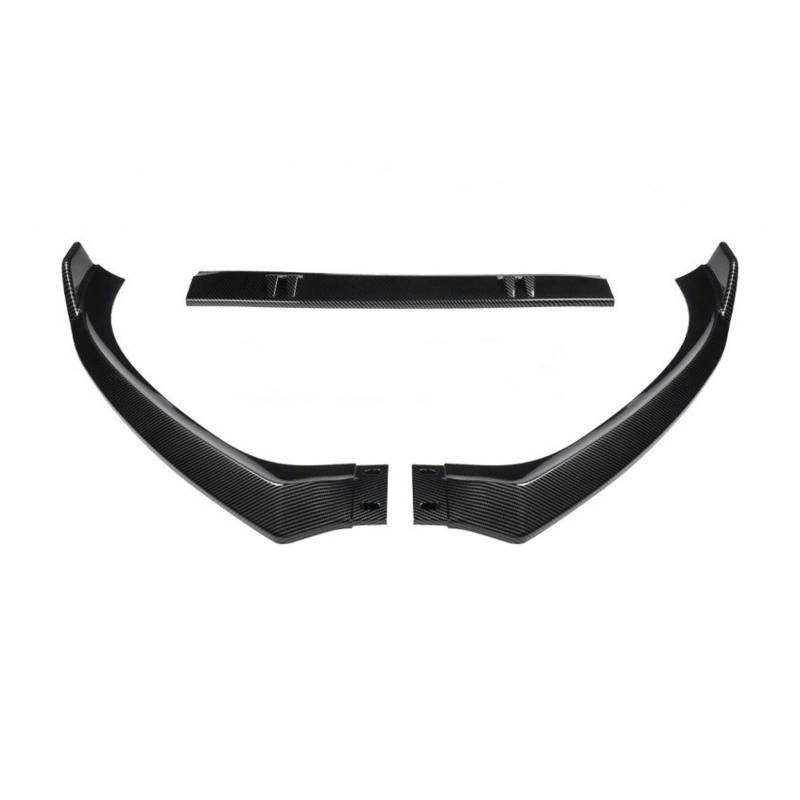 Frontspoiler Für A4 Für B8 8K 2007-2011 (Nicht Für S-LINE Modelle) Front Stoßstange Splitter Lip Diffusor Body Kit Spoiler Schutz Lippe Frontspoiler Splitter(Carbon Fiber Look) von DWTNMEX