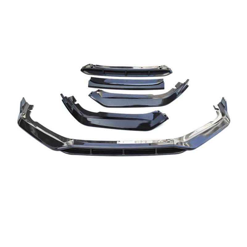 Frontspoiler Für Accord 10.5th Gen 2022 ABS Glänzend Schwarz Front Stoßstange Spoiler Lip Unteren Körper Kit Diffusor Splitter Tuning Schutz Lippe Frontspoiler Splitter(Carbon Look) von DWTNMEX
