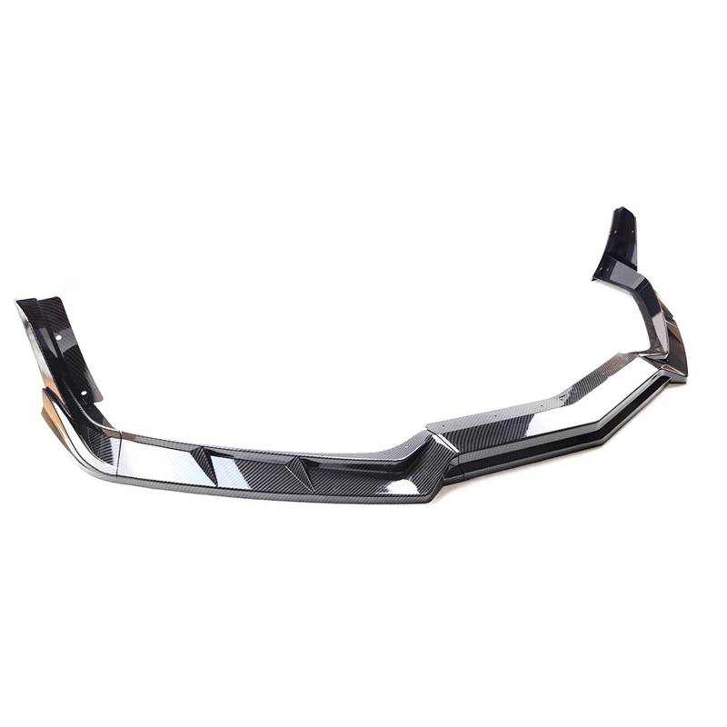 Frontspoiler Für Chevrolet Für Corvette Für C8 Z51 Für STG 2020-2023 2-türiges Auto Frontstoßstange Lip Spoiler Splitter Winglet Carbon Fiber Style Für ZR1 Style Lippe Frontspoiler Splitter(Carbon Fib von DWTNMEX
