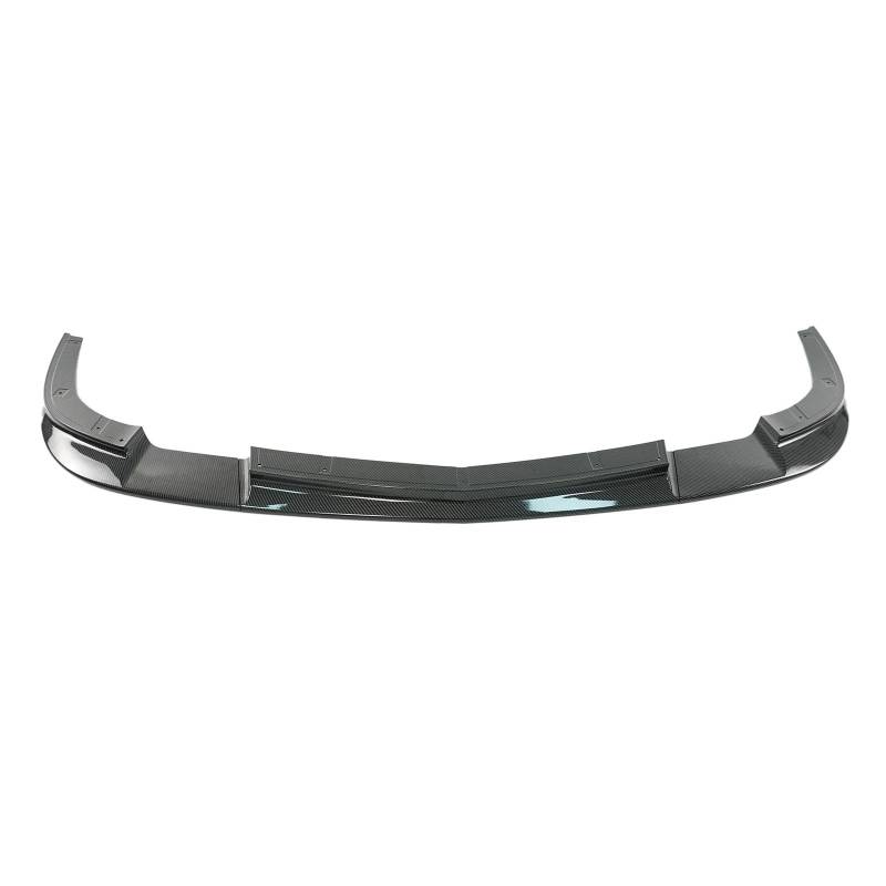 Frontspoiler Für Chevy Für C6 Für Corvette 2005-2013 Z06 ZR1 Auto Frontstoßstange Lip Spoiler Splitter Wide Body Modelle Carbon Fiber Style Glossy Black Lippe Frontspoiler Splitter(Carbon Fiber Style) von DWTNMEX