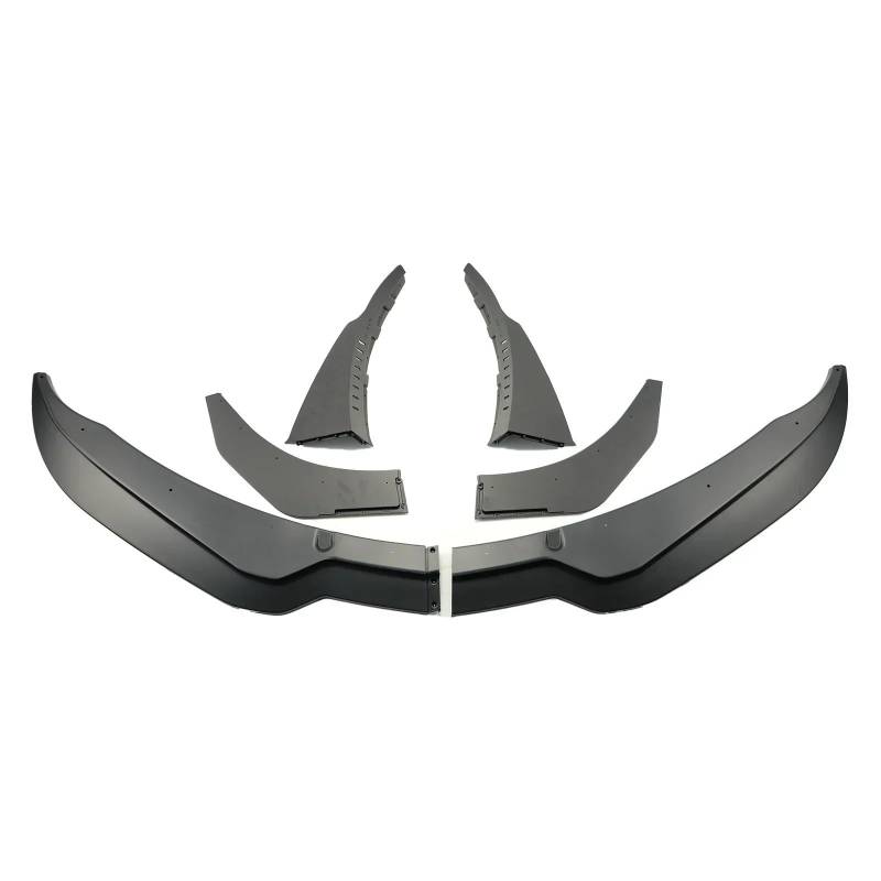 Frontspoiler Für Chevy Für Corvette Für C7 2014-2019 Auto Frontstoßstange Lippe & Seitenwinglets Stufe 3 Stil Spoiler Splitter Carbon Look Glänzend Matt Schwarz Lippe Frontspoiler Splitter(Matte Black von DWTNMEX