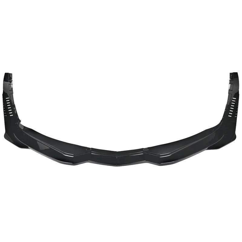 Frontspoiler Für Chevy Für Corvette Für C7 2014-2019 Auto Frontstoßstange Lippe & Seitenwinglets Stufe 3 Stil Spoiler Splitter Carbon Look Glänzend Matt Schwarz Lippe Frontspoiler Splitter(Glossy Blac von DWTNMEX