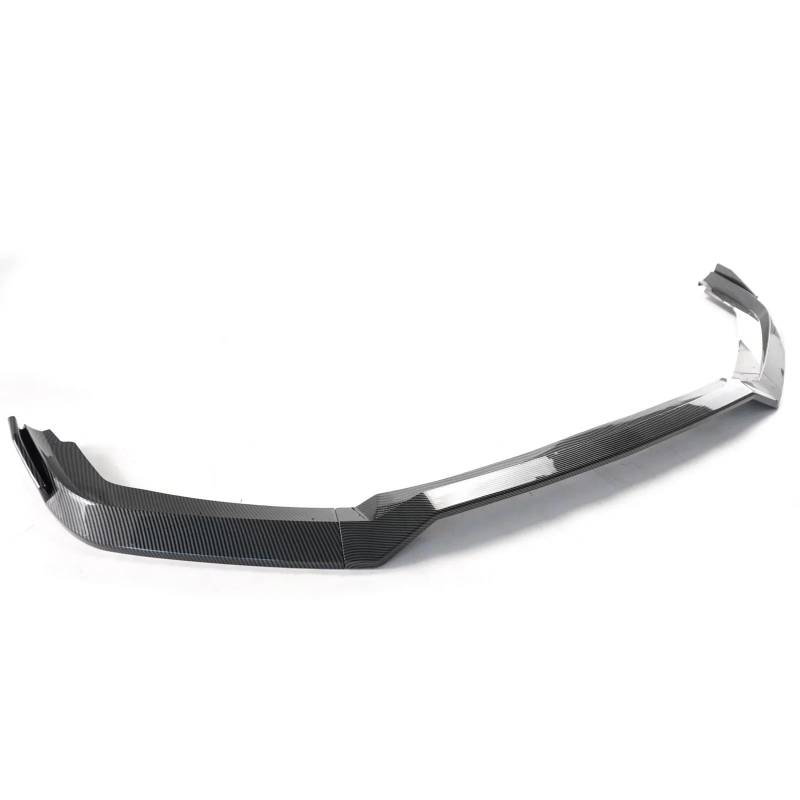 Frontspoiler Für Civic 2019-2021 10. Limousine 4-Türer Modell FC1/FC2/FC5 3PCS Auto Frontstoßstange Lippe Spoiler Diffusor Splitter Glänzend Schwarz Lippe Frontspoiler Splitter(Carbon Fiber Style) von DWTNMEX