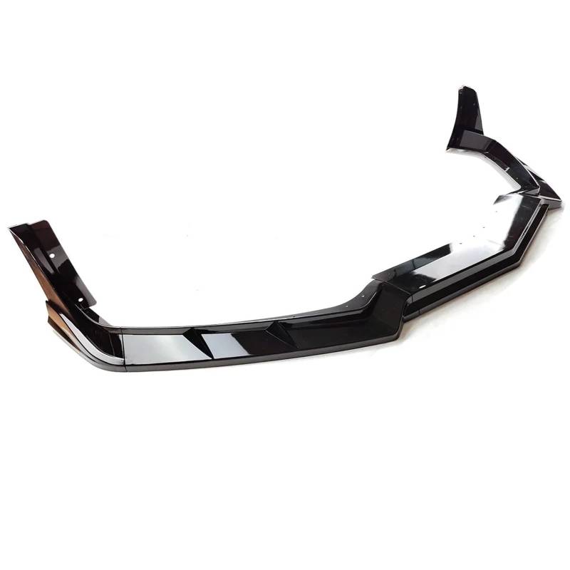 Frontspoiler Für Corvette Für C8 Für Stingray Für Z51 2020-2023 Frontspoilerlippe Splitter Winglet Spoiler Carbonfaser Glänzend Schwarzes Bodykit Lippe Frontspoiler Splitter(Glossy Black) von DWTNMEX