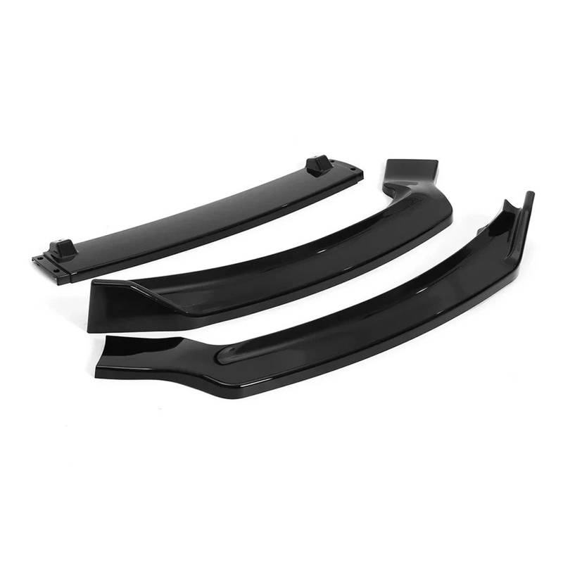Frontspoiler Für Ford Für Fusion Für Mondeo 2013-2016 3-stufiger Carbon-Look Auto Frontstoßstange Splitter Lip Diffusor Body Kit Spoiler Guard Lippe Frontspoiler Splitter(Glossy Black) von DWTNMEX