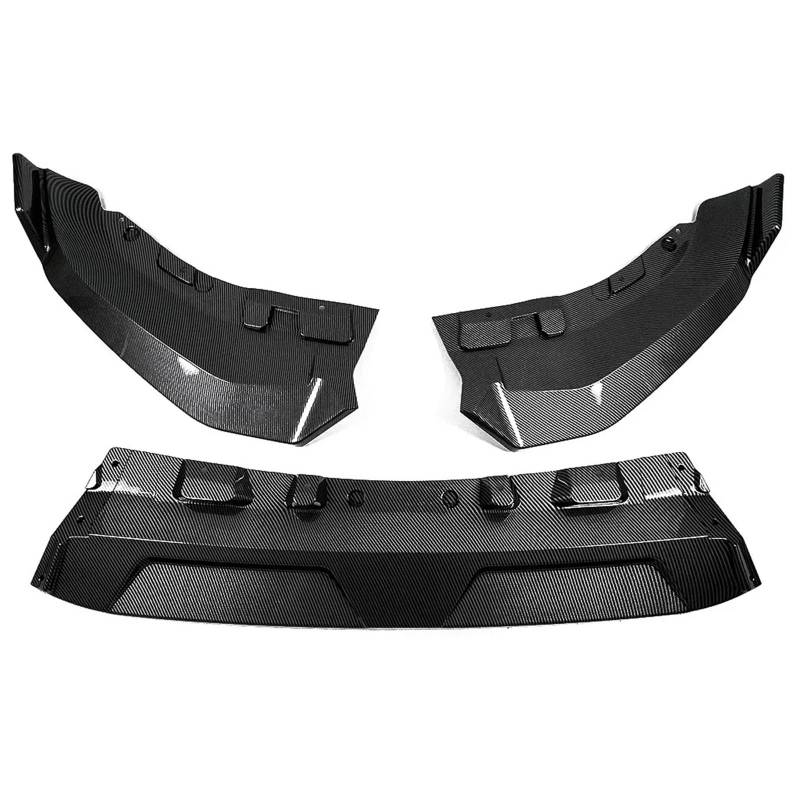 Frontspoiler Für G07 Für X7 LCI 2023 2024 Auto Front Stoßstange Splitter Lip Spoiler Diffusor Schutz Abdeckung Körper Kits Lippe Frontspoiler Splitter(Carbon Look) von DWTNMEX
