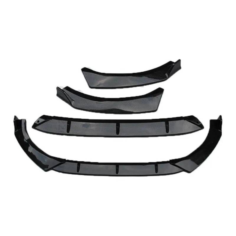 Frontspoiler Für Kia Für K5 DL3 Für Optima 2020 2021 Splitter Deflektor Protector Front Stoßstange Lippe Kinn Body Kit Tuning Zubehör Lippe Frontspoiler Splitter(Carbon Fiber Look) von DWTNMEX