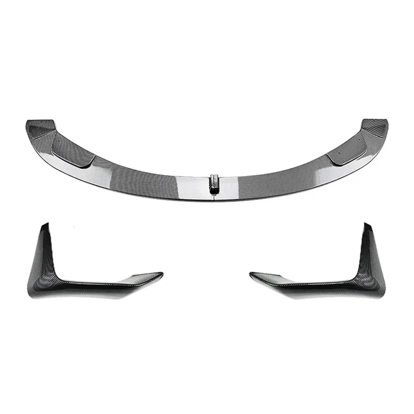Frontspoiler Für M3 Für M4 F80 F81 F82 F83 2013 Bis 2018 Auto Front Stoßstange Lip Spoiler Splitter Stoßstange Canard Lip Splitter Body Kit Von ABS Lippe Frontspoiler Splitter(Carbon Look Set CF) von DWTNMEX