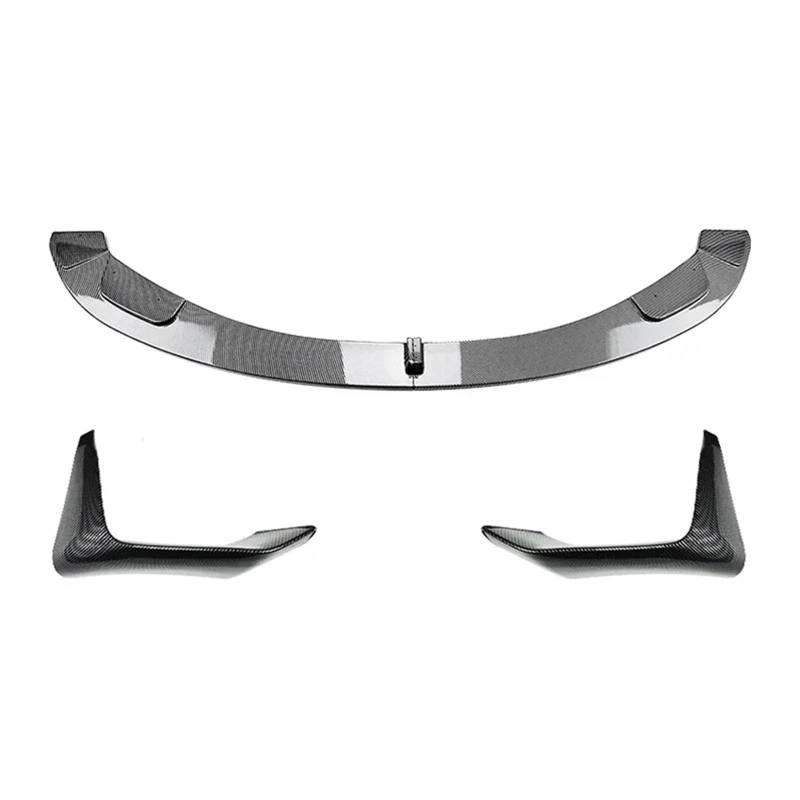 Frontspoiler Für M3 Für M4 F80 F81 F82 F83 2013 Bis 2018 Auto Front Stoßstange Lip Spoiler Splitter Stoßstange Canard Lip Splitter Body Kit Von ABS Lippe Frontspoiler Splitter(Carbon Look Set CF) von DWTNMEX