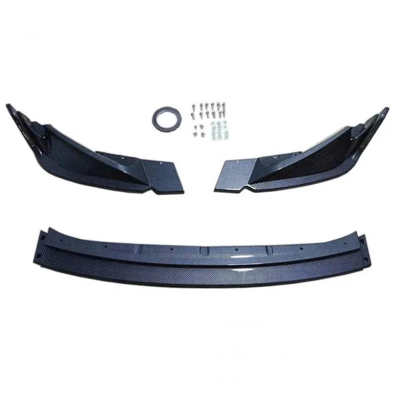 Frontspoiler Für M3 G80 Für M4 G82 2021-2024 Frontstoßstange Lip Splitter Diffusor Spoiler Stoßstange Schutz Protector Zubehör Spoiler Body Kits Lippe Frontspoiler Splitter(Carbon Look) von DWTNMEX