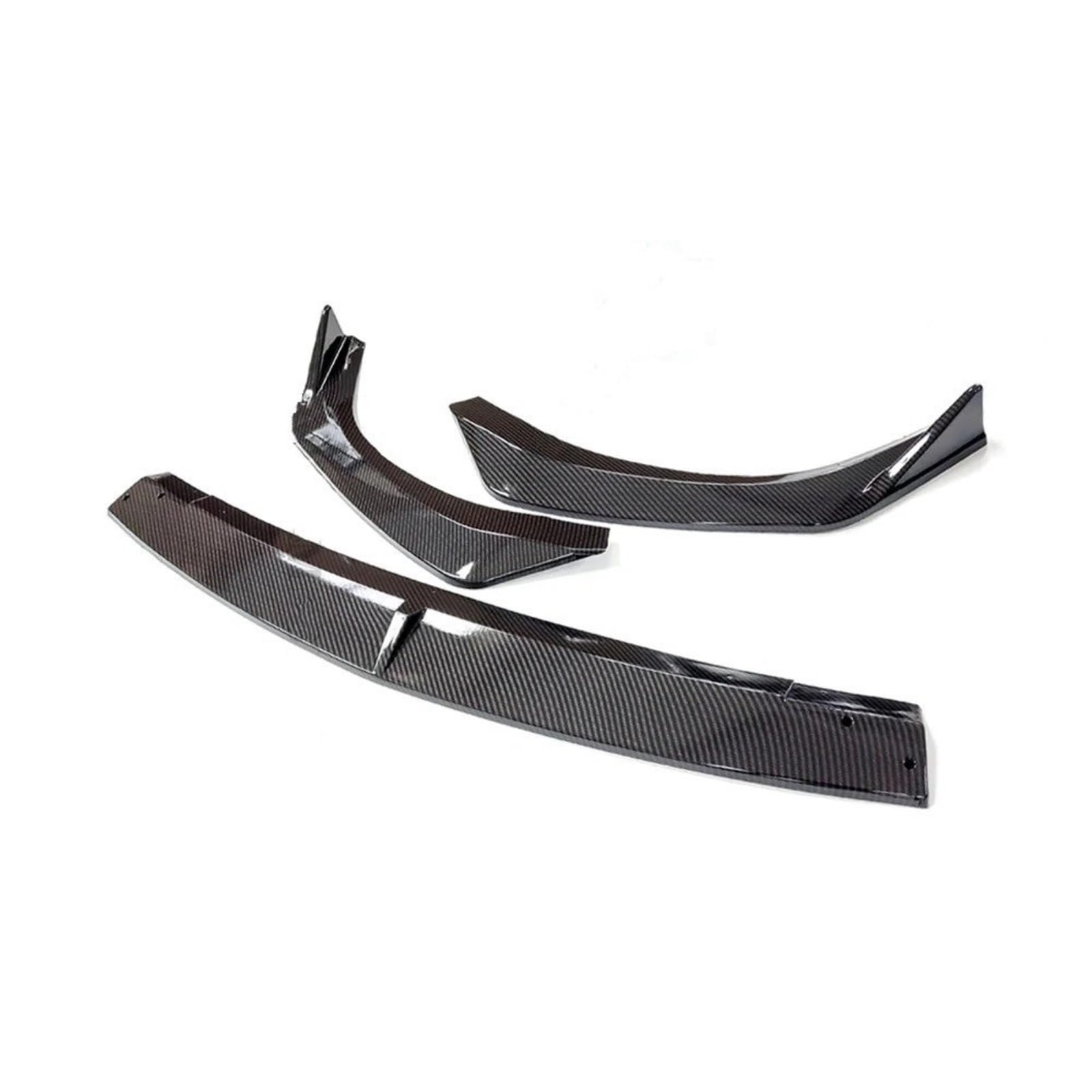 Frontspoiler Für Mazda 3 Axela 2022 2021 2020 Frontschürze Lip Unteres Kinn Limousine Ersatzteil Trim Body Kit Spoiler Deflektor Zubehör Lippe Frontspoiler Splitter(Carbon Fiber Look) von DWTNMEX