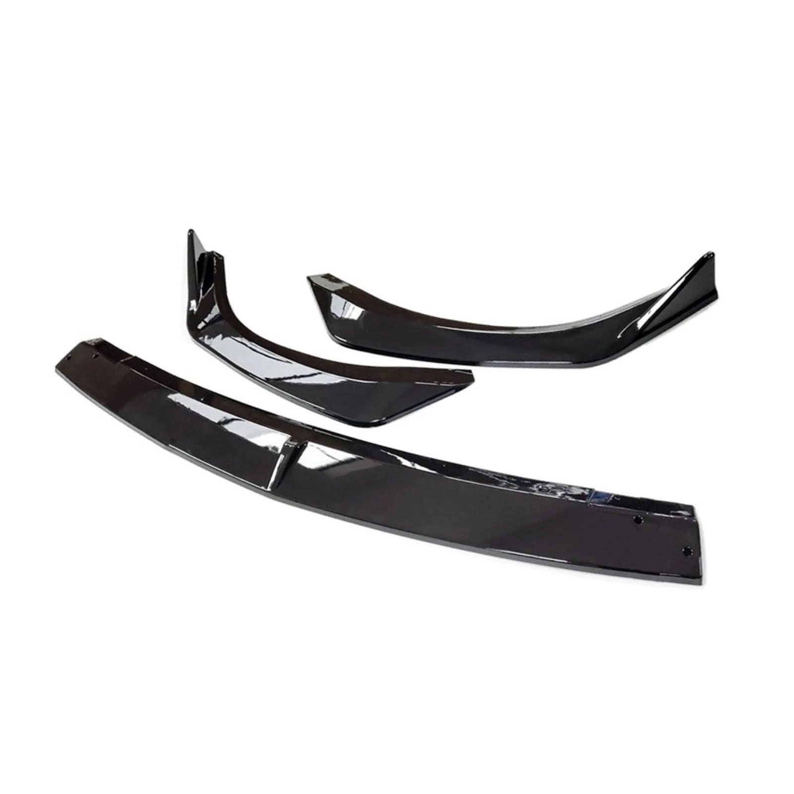 Frontspoiler Für Mazda 3 Axela 2022 2021 2020 Frontschürze Lip Unteres Kinn Limousine Ersatzteil Trim Body Kit Spoiler Deflektor Zubehör Lippe Frontspoiler Splitter(Glossy Black) von DWTNMEX