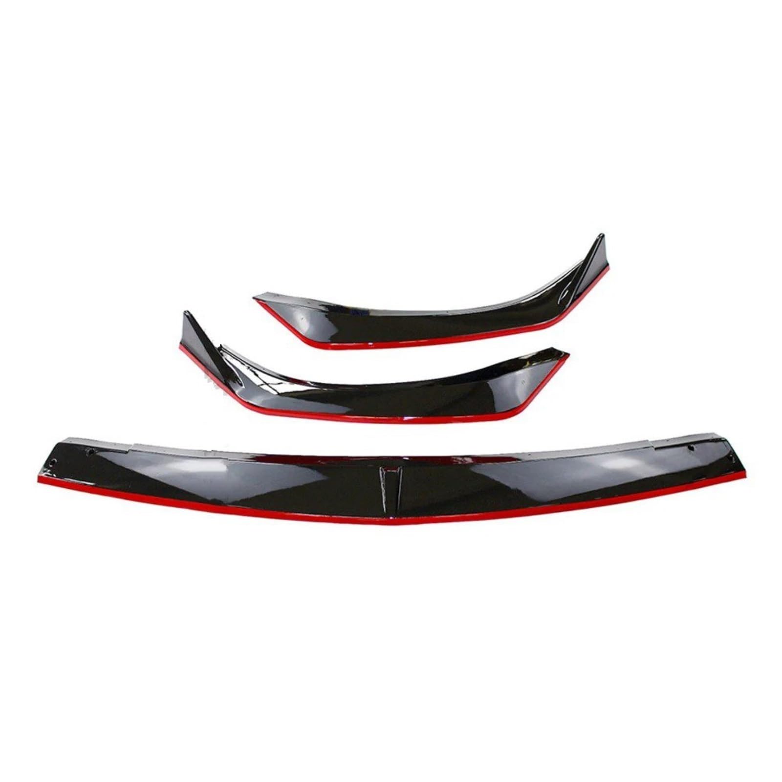 Frontspoiler Für Mazda 3 Axela 2022 2021 2020 Frontschürze Lip Unteres Kinn Limousine Ersatzteil Trim Body Kit Spoiler Deflektor Zubehör Lippe Frontspoiler Splitter(Red Line) von DWTNMEX