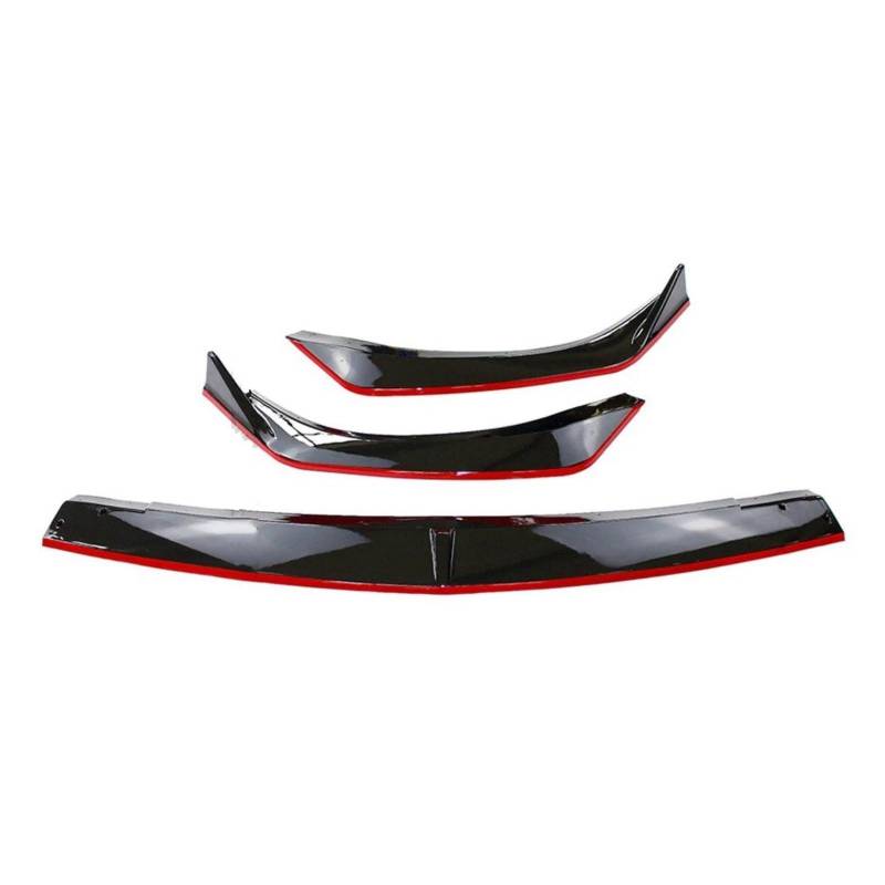 Frontspoiler Für Mazda 3 Axela 2022 2021 2020 Frontschürze Lip Unteres Kinn Limousine Ersatzteil Trim Body Kit Spoiler Deflektor Zubehör Lippe Frontspoiler Splitter(Red Line) von DWTNMEX