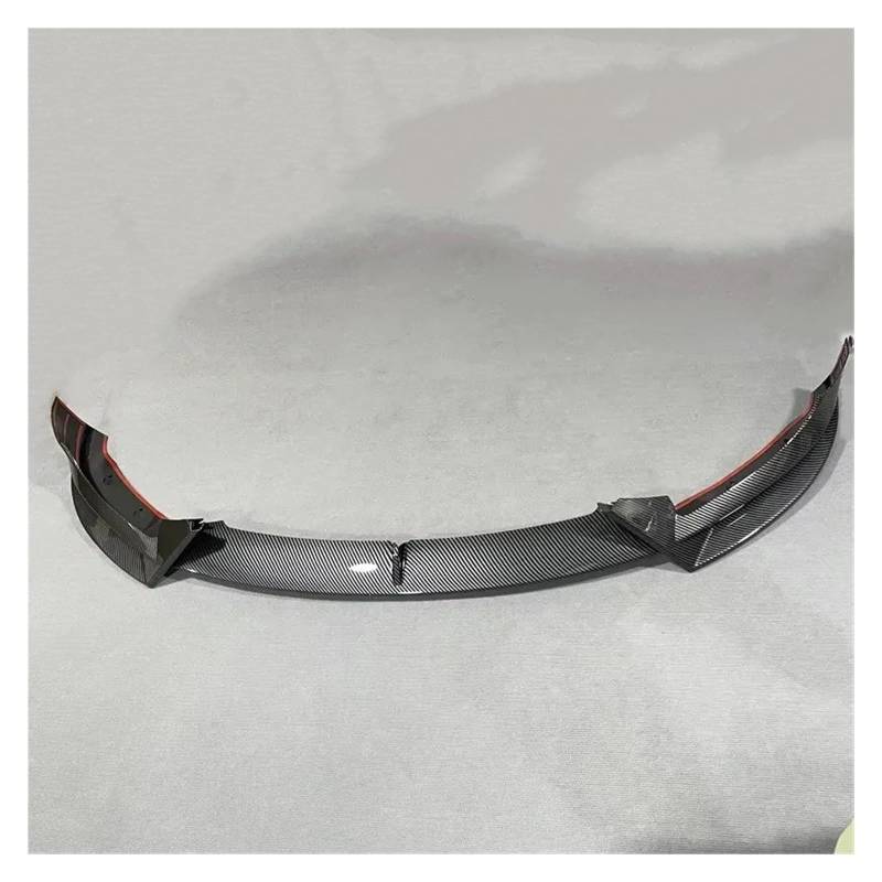 Frontspoiler Für Tesla Für Modell 3 2017-2022 Glanz Schwarz Front Stoßstange Lippe Kinn Diffusor Body Kit Spoiler Deflektor Tuning Zubehör Geändert Lippe Frontspoiler Splitter(Carbon Look) von DWTNMEX