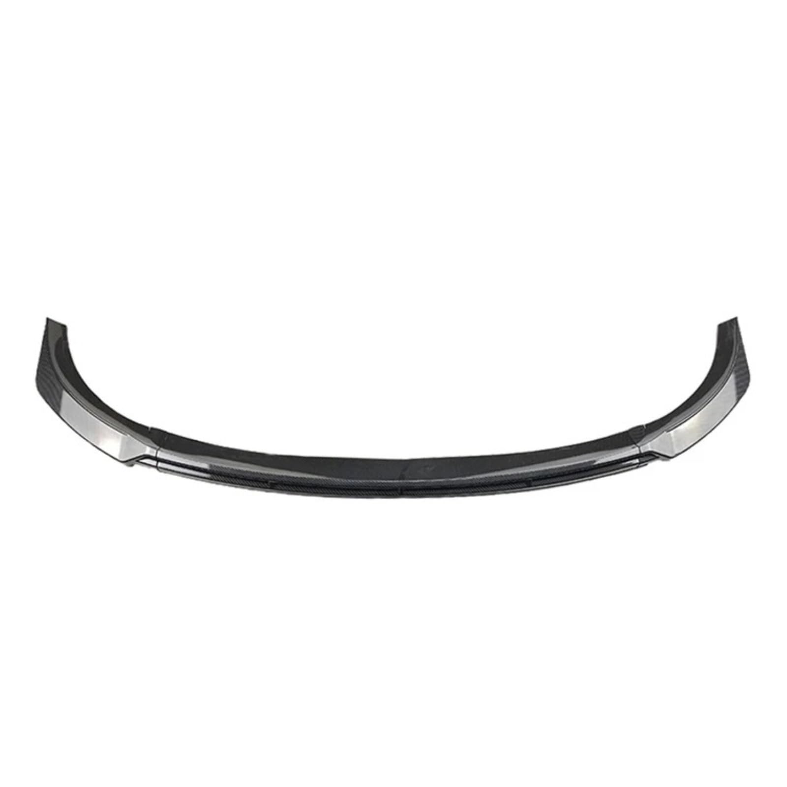 Frontspoiler Für Tesla Für Modell Y 2020-2022 ABS Glänzend Schwarz Carbon Fiber Front Bumper Spoiler Lip Splitter Guard Board Körper Kit Lippe Frontspoiler Splitter(Carbon Fiber Look) von DWTNMEX