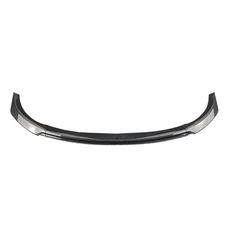 Frontspoiler Für Tesla Für Modell Y 2020-2022 ABS Glänzend Schwarz Carbon Fiber Front Bumper Spoiler Lip Splitter Guard Board Körper Kit Lippe Frontspoiler Splitter(Carbon Fiber Look) von DWTNMEX