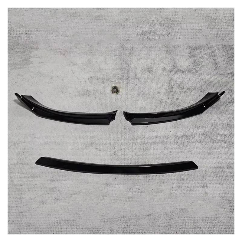 Frontspoiler Für VW Für Golf 6 Für MK6 Für TSI Für TDI Für MPI Standard Fließheck 2008-2012 Stil Frontstoßstange Splitter Lippe Diffusor Body Kit Spoiler Trim Lippe Frontspoiler Splitter(Gloss Black) von DWTNMEX