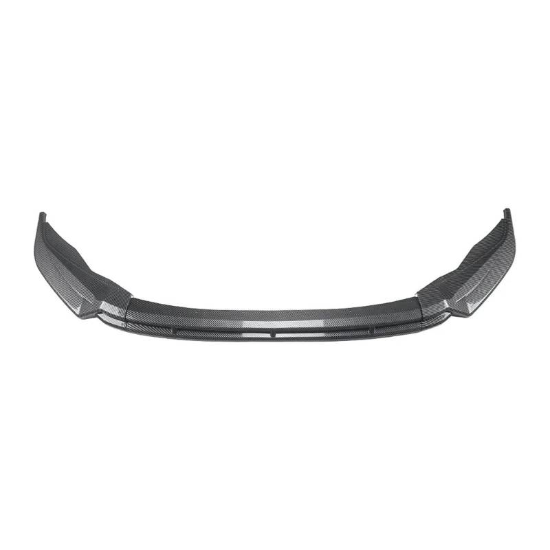 Frontspoiler Für VW Für Tiguan Für MK2 Für 2017 2018 2019 2020 Frontstoßstange Splitter Lip Diffusor Front Surround Spoiler Guard Body Kits Lippe Frontspoiler Splitter(Carbon Fiber Look) von DWTNMEX