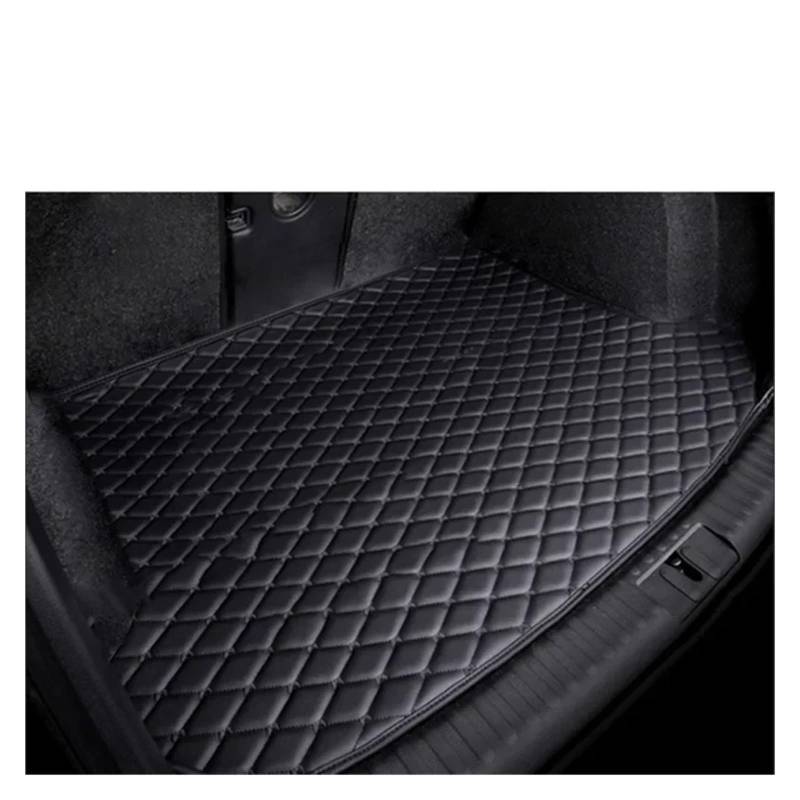 Kofferraumwanne Für Peugeot 2008 P24 2020 2021 2022 2023 2024 Kofferraummatte Schmutzabweisend Komplett Umgebenes Heckklappen-Zubehör Auto Kofferraummatten(Black Beige) von DWTNMEX