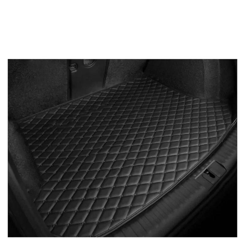 Kofferraumwanne Für Peugeot 2008 P24 2020 2021 2022 2023 2024 Kofferraummatte Schmutzabweisend Komplett Umgebenes Heckklappen-Zubehör Auto Kofferraummatten(Black Black) von DWTNMEX