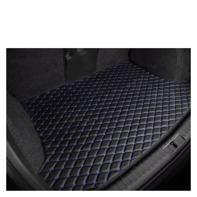 Kofferraumwanne Für Peugeot 2008 P24 2020 2021 2022 2023 2024 Kofferraummatte Schmutzabweisend Komplett Umgebenes Heckklappen-Zubehör Auto Kofferraummatten(Black Blue) von DWTNMEX