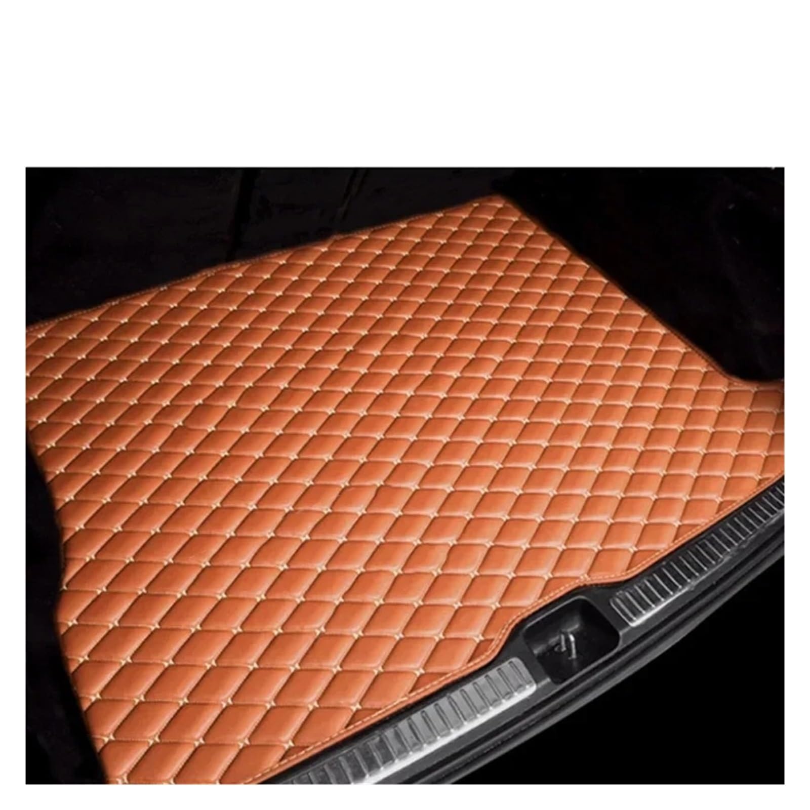 Kofferraumwanne Für Peugeot 2008 P24 2020 2021 2022 2023 2024 Kofferraummatte Schmutzabweisend Komplett Umgebenes Heckklappen-Zubehör Auto Kofferraummatten(Brown) von DWTNMEX